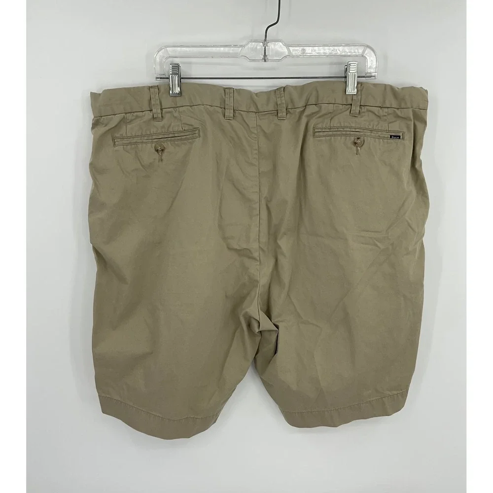 Polo Ralph Lauren Khaki Shorts‎ Flat Front Casual Classic Fit Size 44 #1261